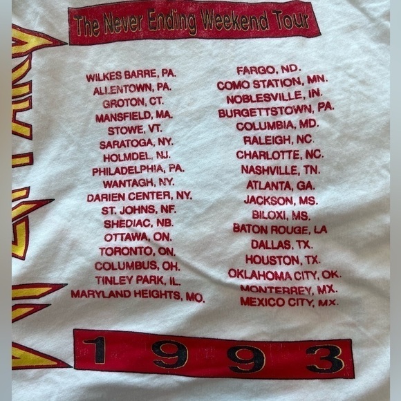 DAYDREAMER Def Leppard 1993 Tour Tee - Picture 11 of 16